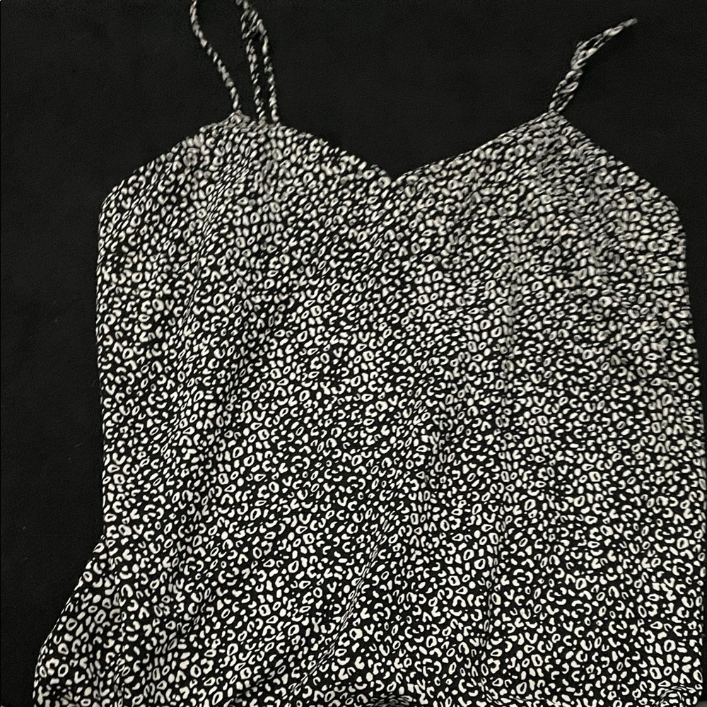 Nine West Black and White Patterned Camisole